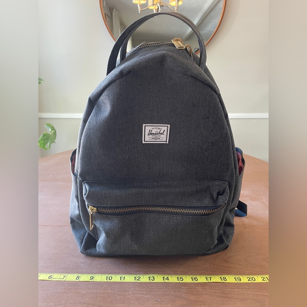 NWOT Herschel Supply Company Charcoal Backpack